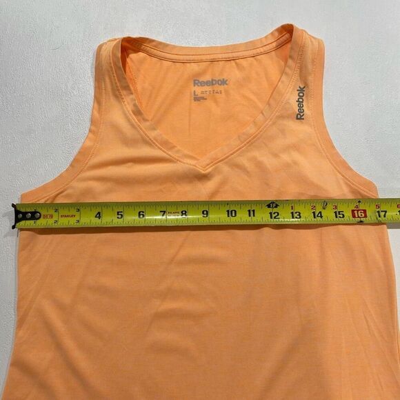 Reebok Peach Orange Racerback Tank Top – Size L - Picture 4 of 4